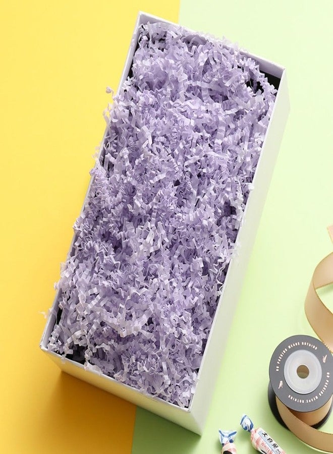 Ankelesz 50g Easter Raffia Grass Paper Shred for Gift Wrapping Basket and Gift Box Filling，Crinkle Cut Paper for Wrapping (Purple) - Image 5